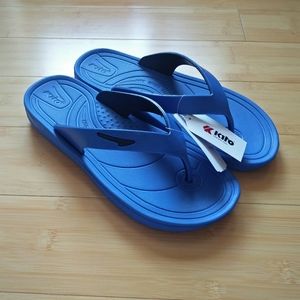 -NEW- Kito Blue Flip Flop Thong Sandals